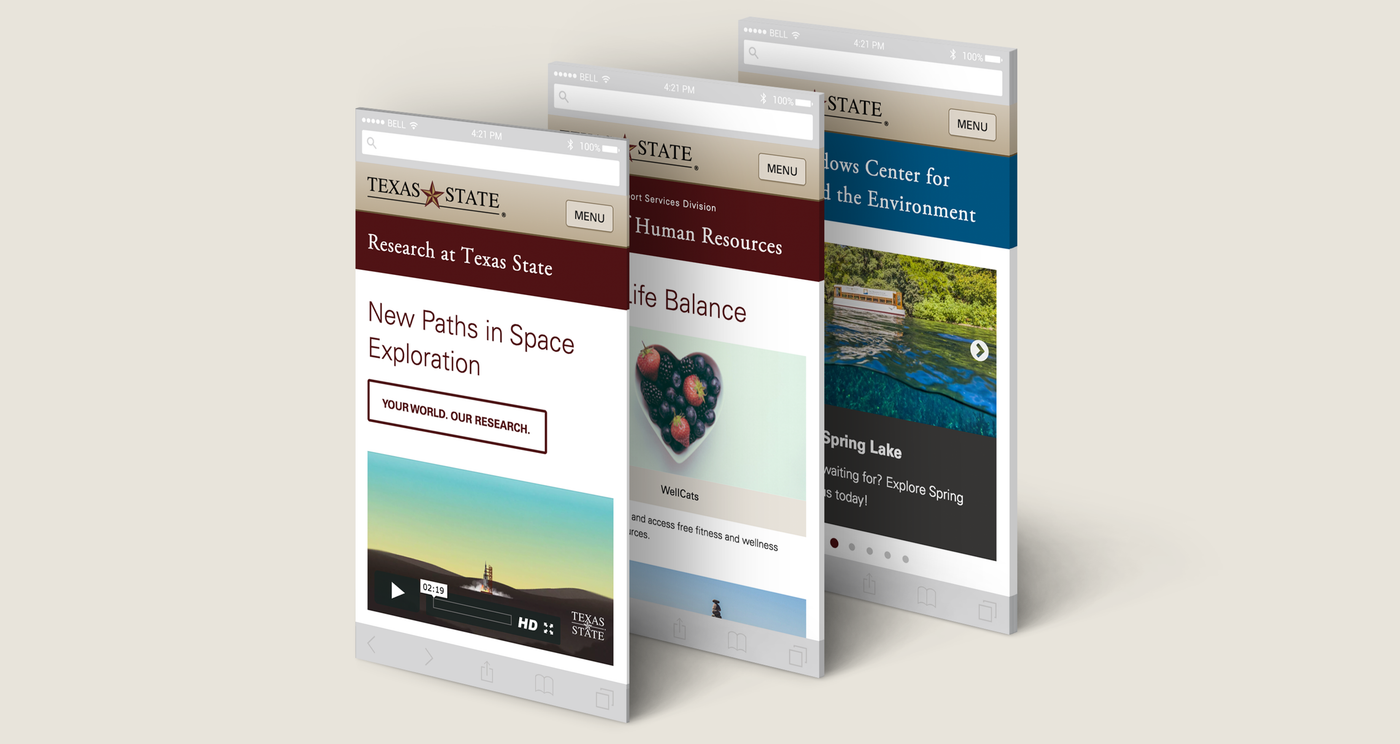 Texas State template examples