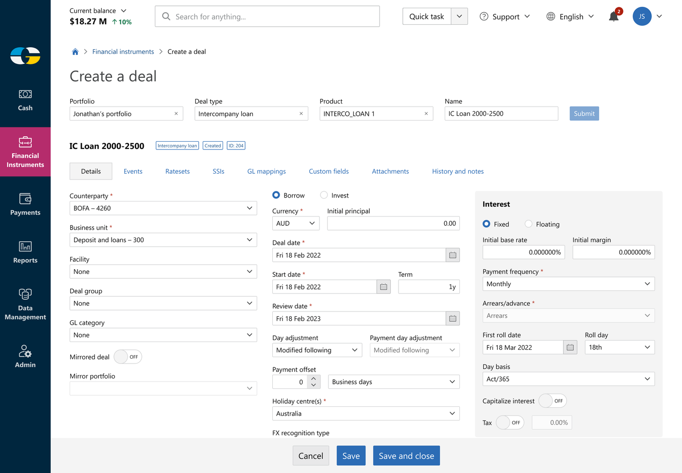 Product shot, create a deal