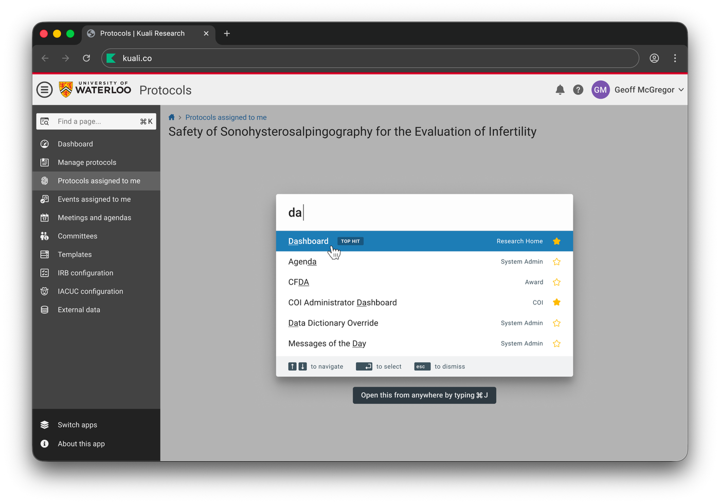 Product shot, system search